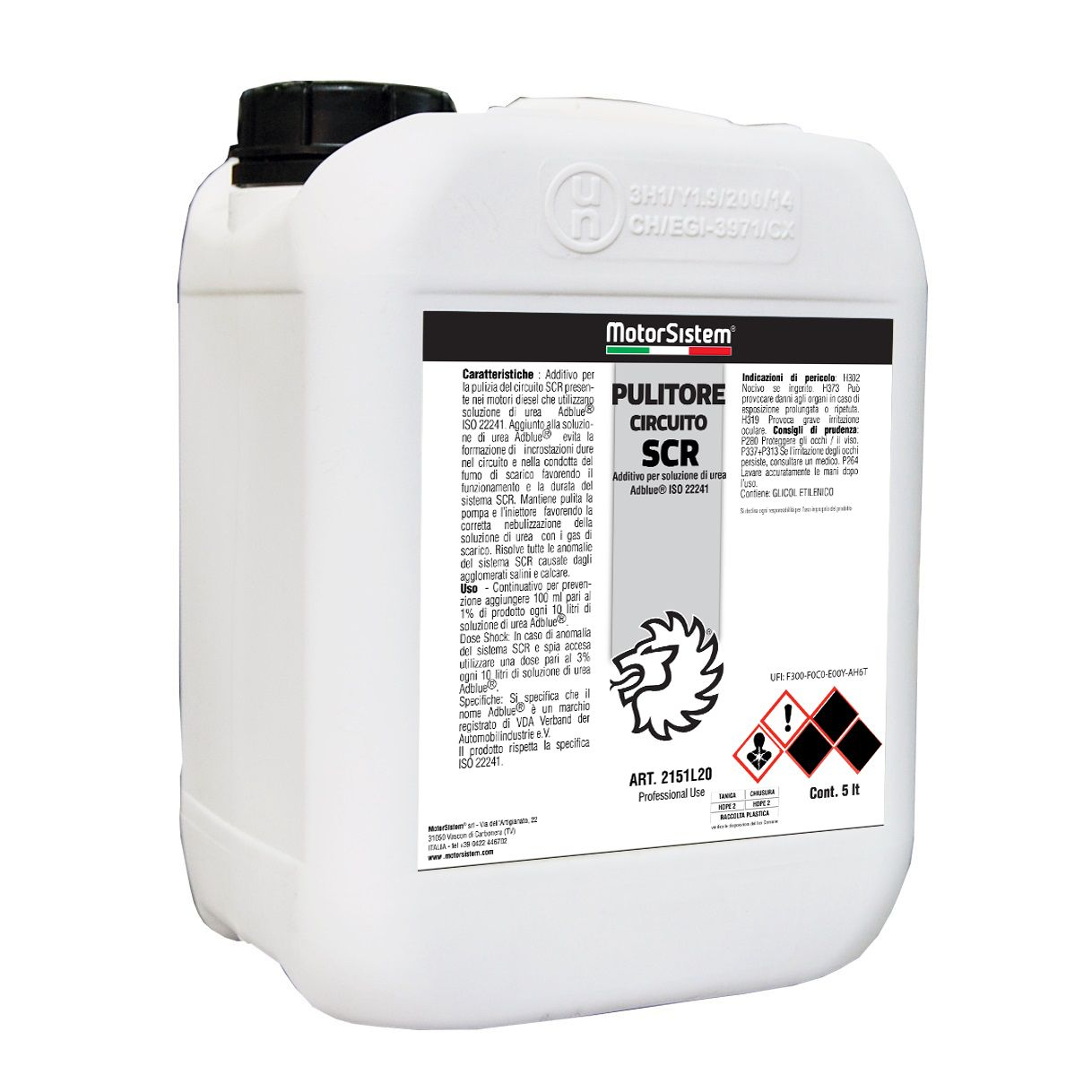 Motorsistem Aditiv AdBlue 5L - Protecție SCR