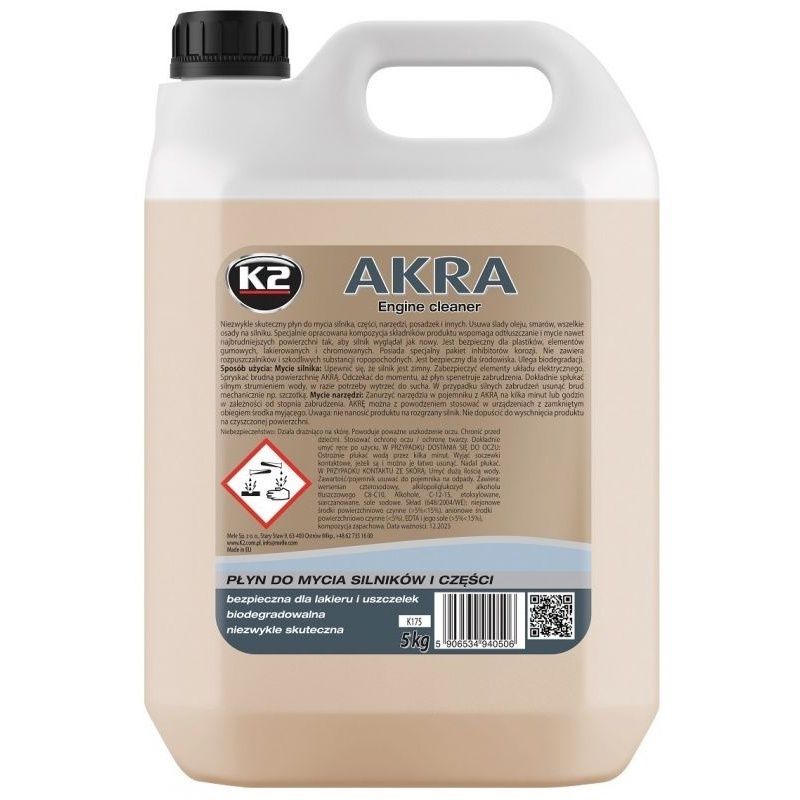 K2 Akra Solutie Curatat Motor 5L - Curatare Profunda