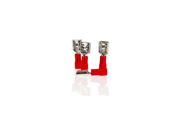 Alca Papuci Electrici 6.3mm Roșii - Set 10
