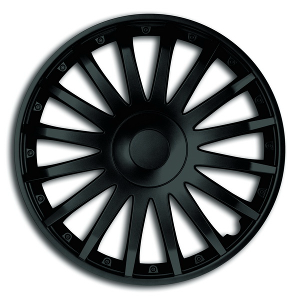 Set Capace Roti Negre Crystal 15 Mega Drive, 4 buc