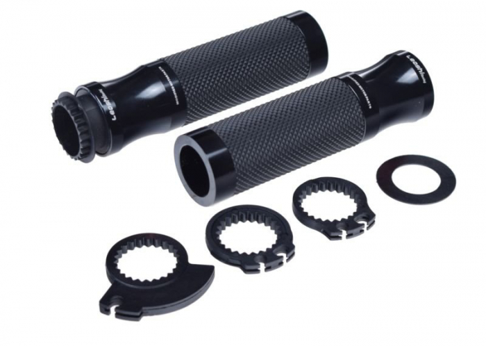 Set Mansoane Moto Leoshi Negru | Protecție Furcă