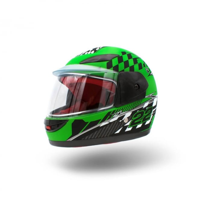Casca Moto Xtr Copii Integrala Negru-Verde