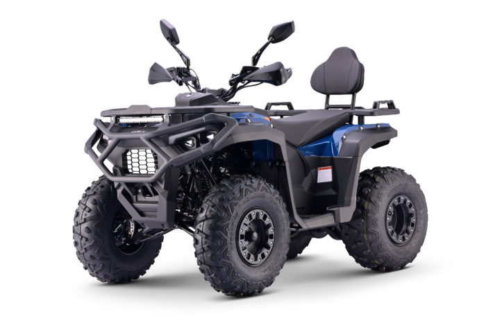 ATV Asix Gladiator 200cc, 10 inch, albastru-portocaliu