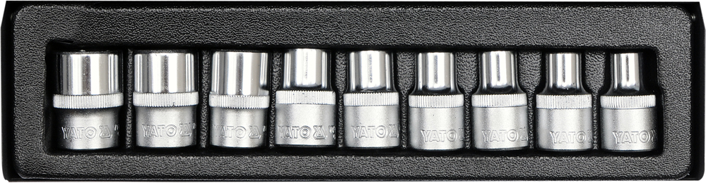 Trusa Tubulare Yato Torx Cr-V, 9 Buc Durabile
