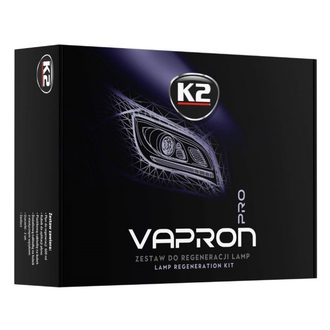 K2 Vapron Kit Restaurare Faruri D7900 Profesional