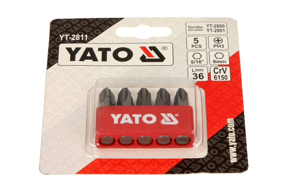 Trusa Biti Yato 5P PH3 - Calitate Superioară