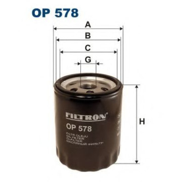 Filtru Ulei FILTRON OP578 - Compatibilitate Extinsă