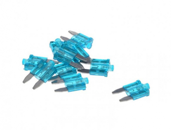 Set Siguranțe Mini 15A LED Wmx - 10 Buc