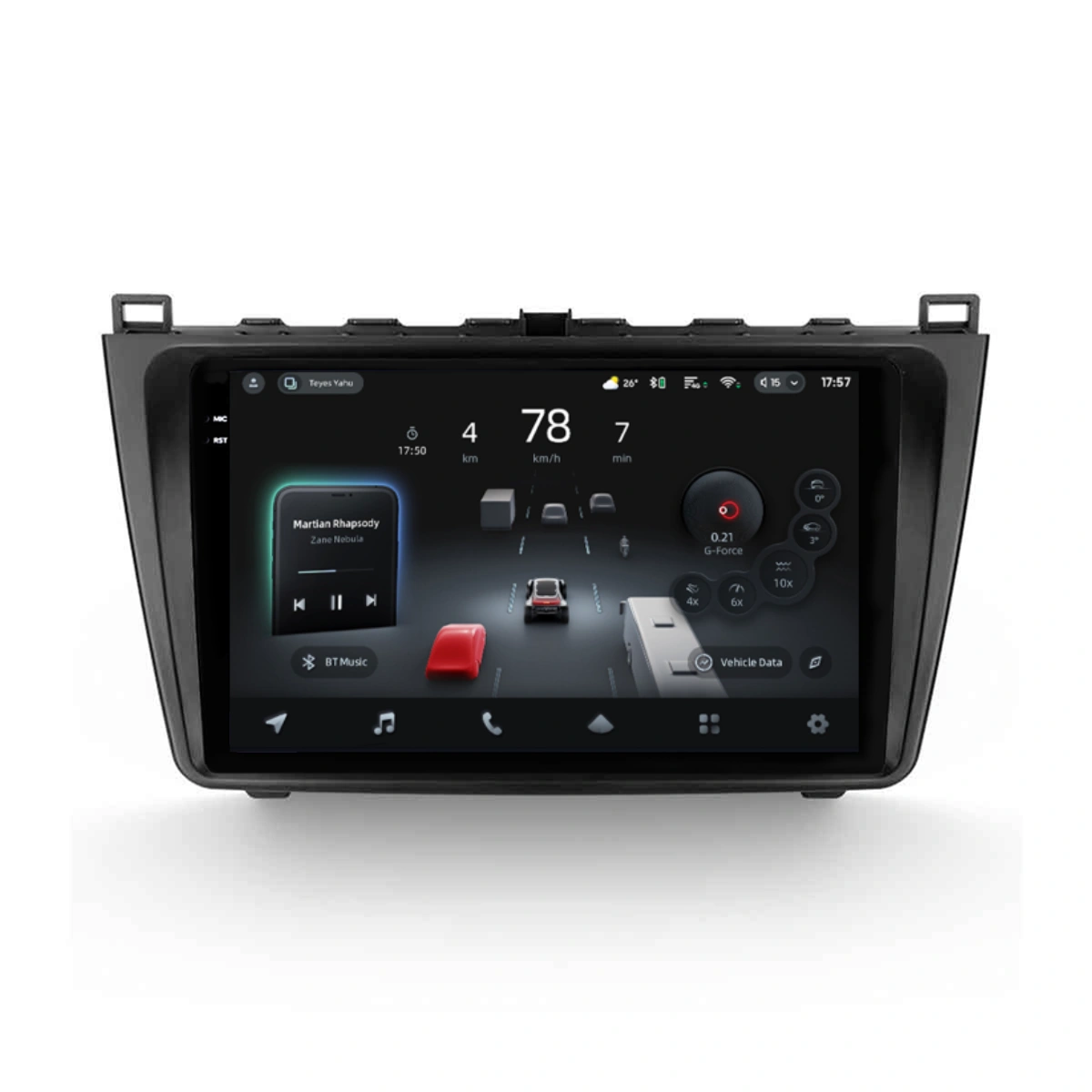 Teyes CC4 PRO Mazda 6 Navigatie AI QLED