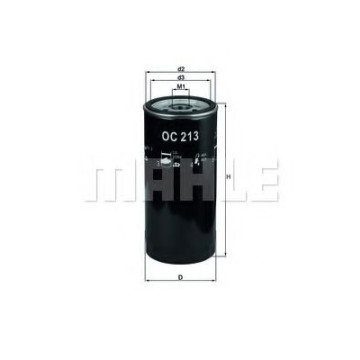 Filtru Ulei MAHLE Original OC 213 - Protecție Premium