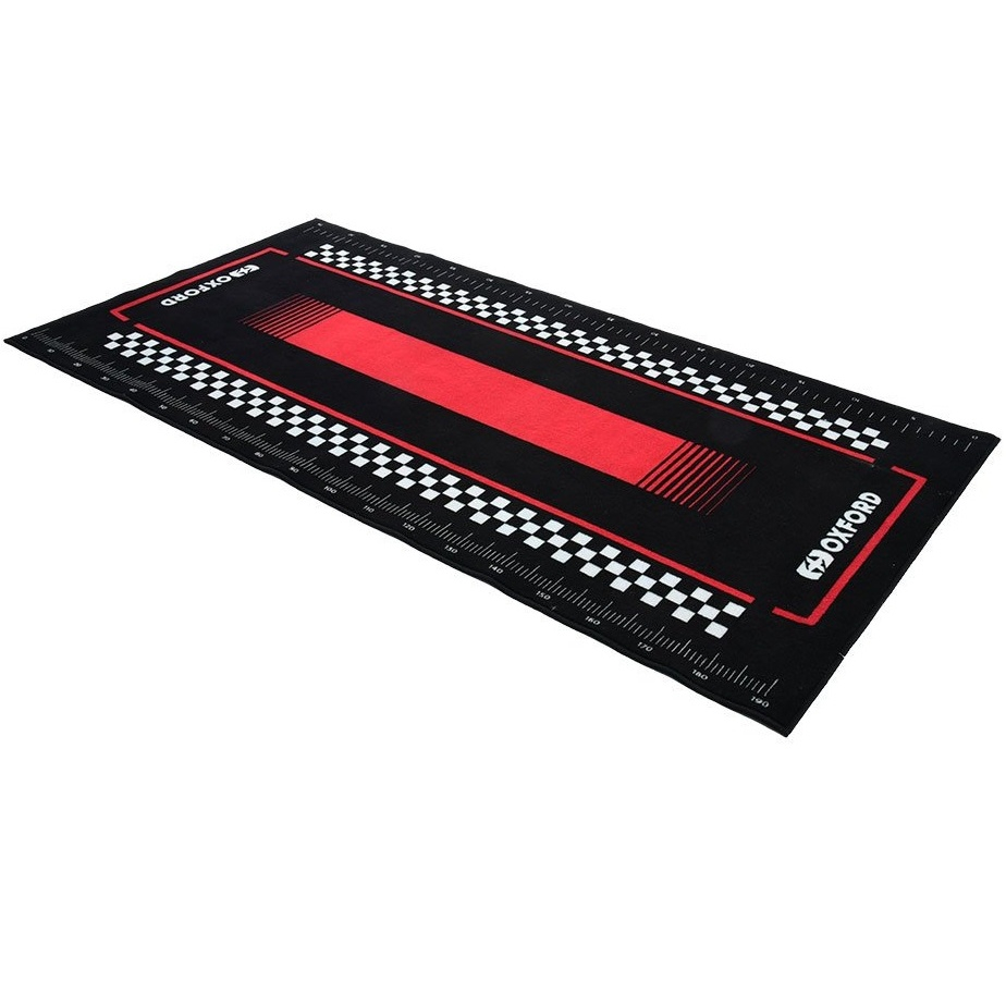 Covor Moto Oxford Pitlane Red 200x100cm - Protecție Atelier