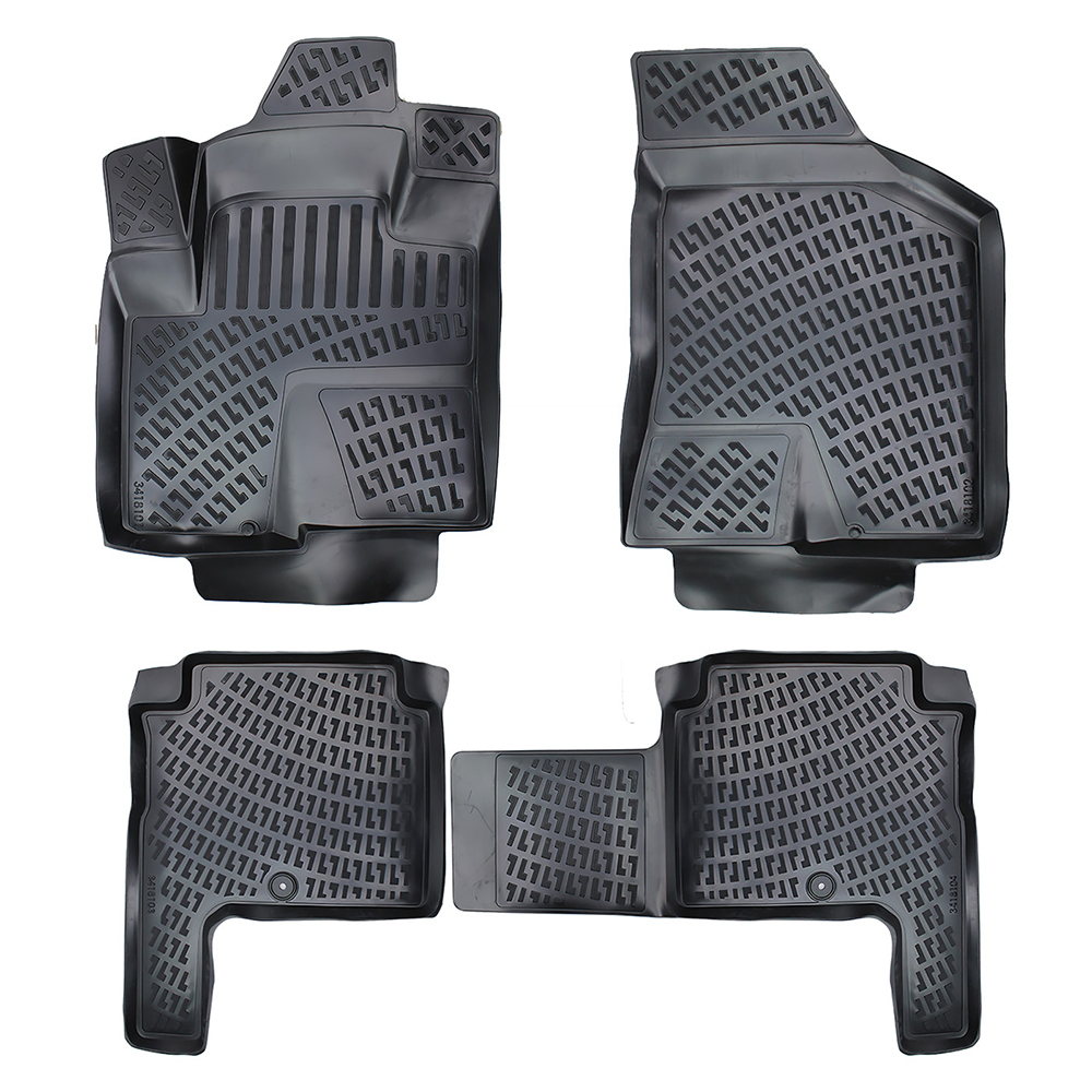 Covorase auto cauciuc Umbrella Hyundai Santa Fe II 2006-2012