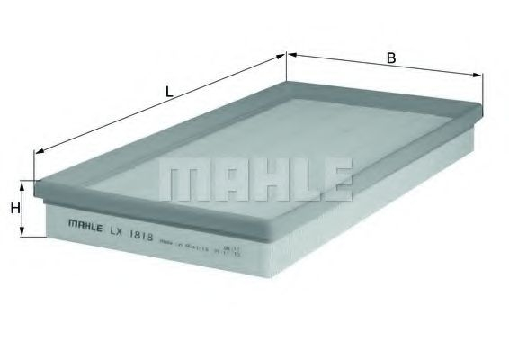 Filtru Aer MAHLE LX 1818 - Performanță Optimă