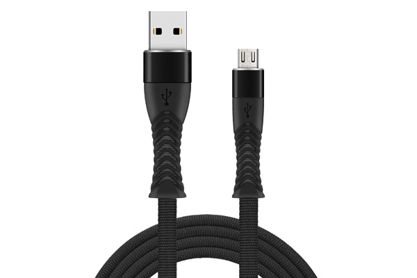 Cablu USB Micro USB Mega Drive 1M 2.4A Negru