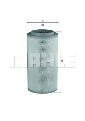Filtru Mahle LX 1734 pentru Actros/Axor - Original
