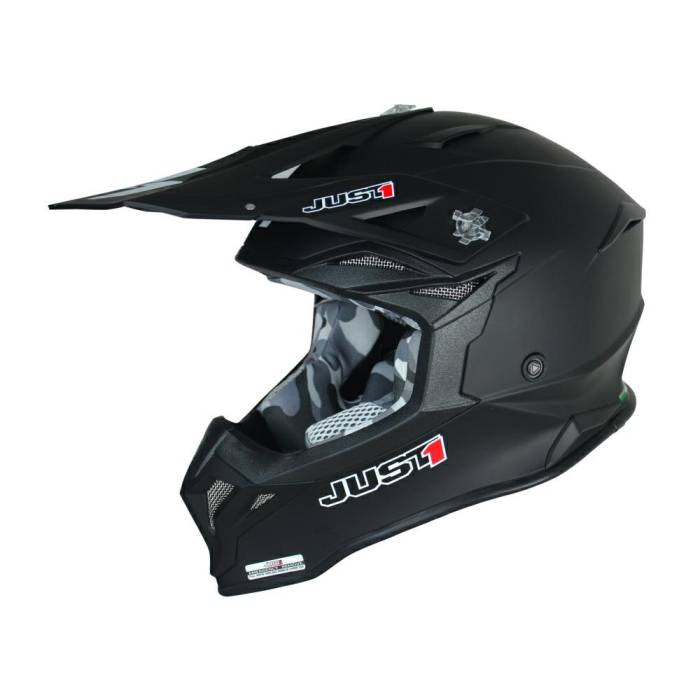 Casca Motocross Enduro Just1 J39 Solid Negru Mat XS