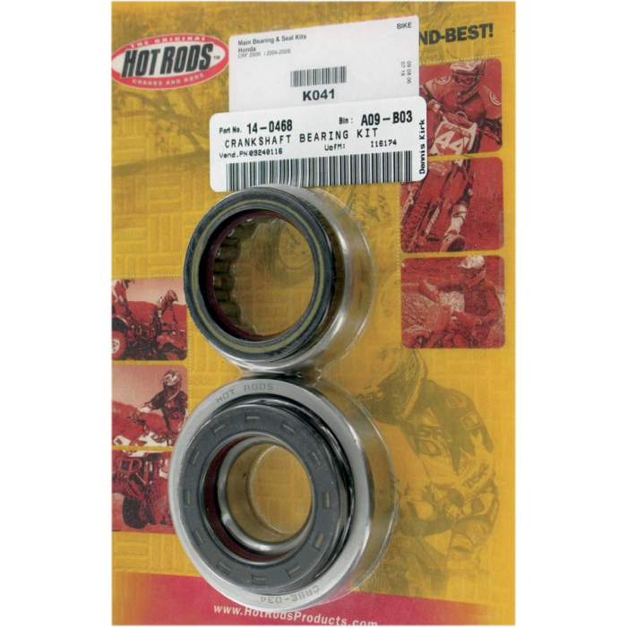 Kit Rulmenți Vertex Honda CRF 250R - Calitate OEM