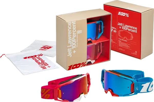 Set 2 Ochelari ATV Cross 100% Armatic Jett Lawrence LE