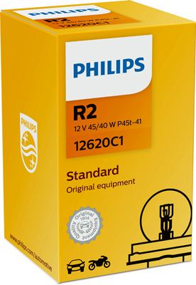 Bec Philips R2 Vision 12V - Iluminare Superioară Auto