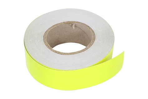 Banda reflectorizanta galben neon 1m x 5cm Roy