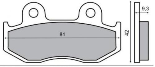 Placute Frana Fata RMS Honda SH 125/150 | Siguranta