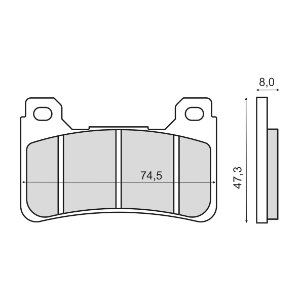 Placute Frana RMS Honda CBR 600 RR - Frânare Sigură