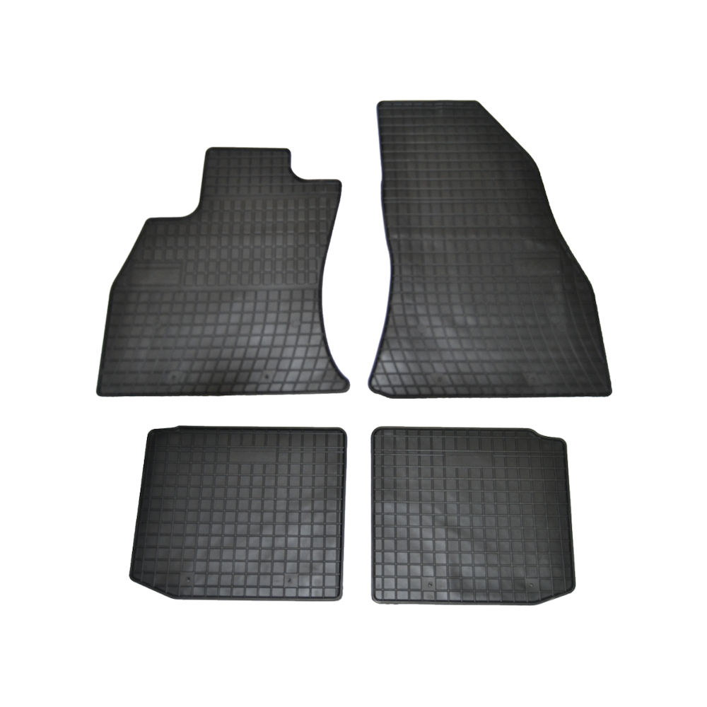 Covorase auto cauciuc Fiat 500L 2012- Frogum, negru, 4 buc