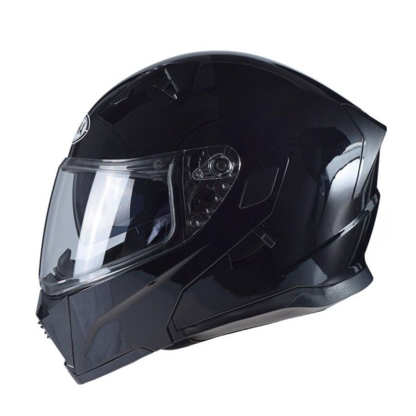 Casca Moto Flip-Up Just1 JK906 Negru, Omologata ECE 22.06