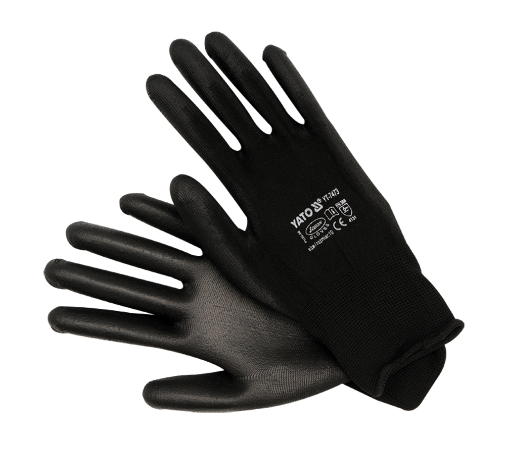 Mănuși Yato Nylon M10 cu Aderență PU - imagine 2