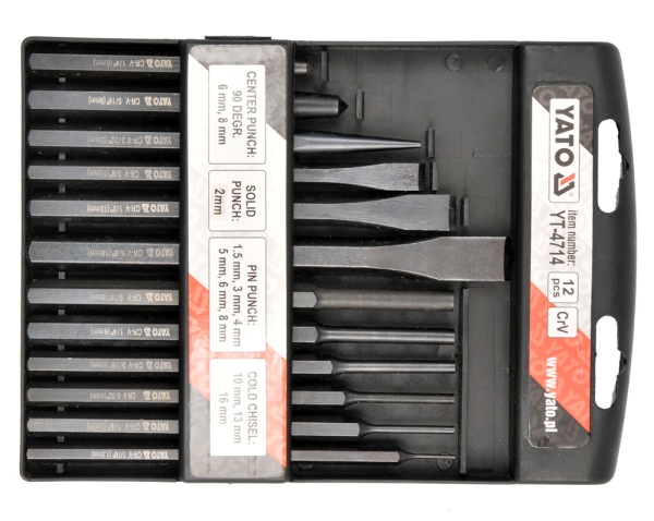 Set Dalti Impact Yato 12 Piese Profesionale