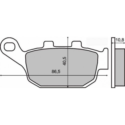 Placute Frana Sinter Rms SV250 Spate | Performanta