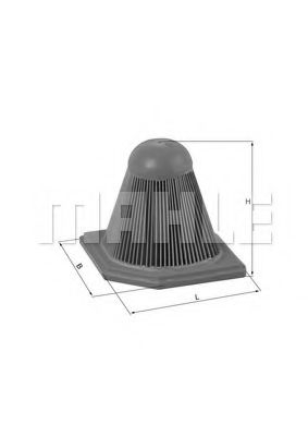 Filtru Aer Mahle Original LX 1892 - Protecție Motor