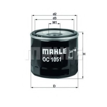 Filtru Ulei Mahle OC 1051 - Calitate Germană