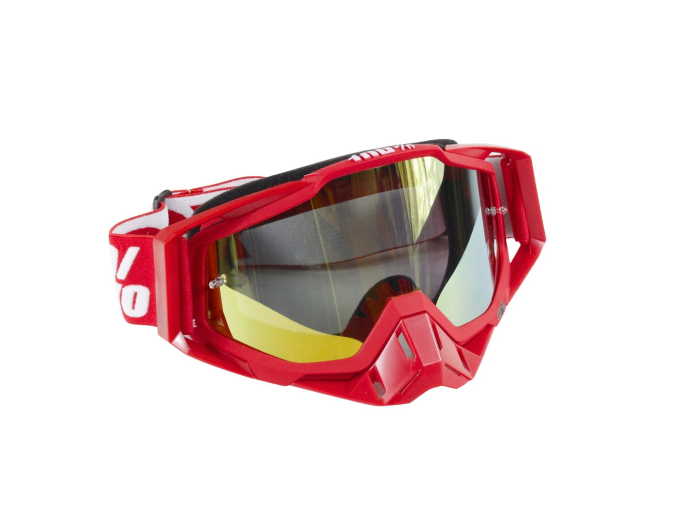 Ochelari motocross 100% Racecraft, culoare rosu