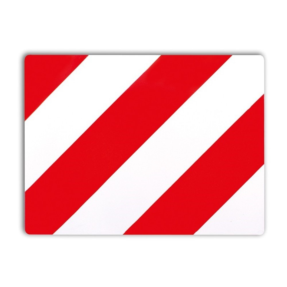 Placa transport agabaritic 40x30 cm stanga PVC Hico