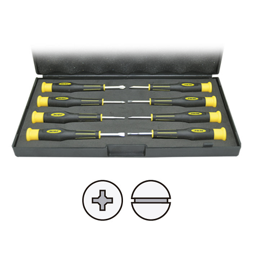 Set 8 Șurubelnițe Scurte JBM | Echipament Atelier