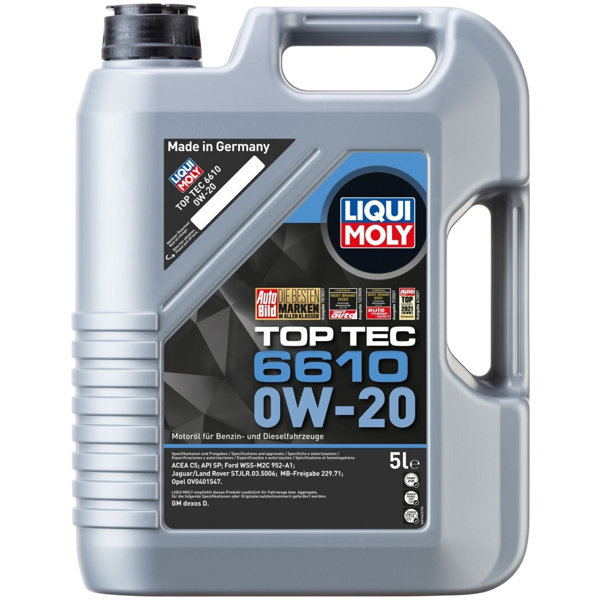 Ulei Motor Liqui Moly Top Tec 6610 0W-20 5L
