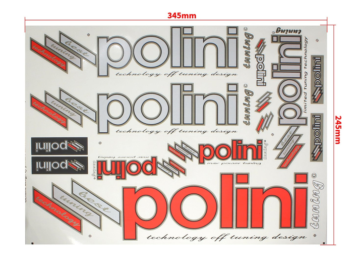 Set autocolante Polini gri rosu - Roy