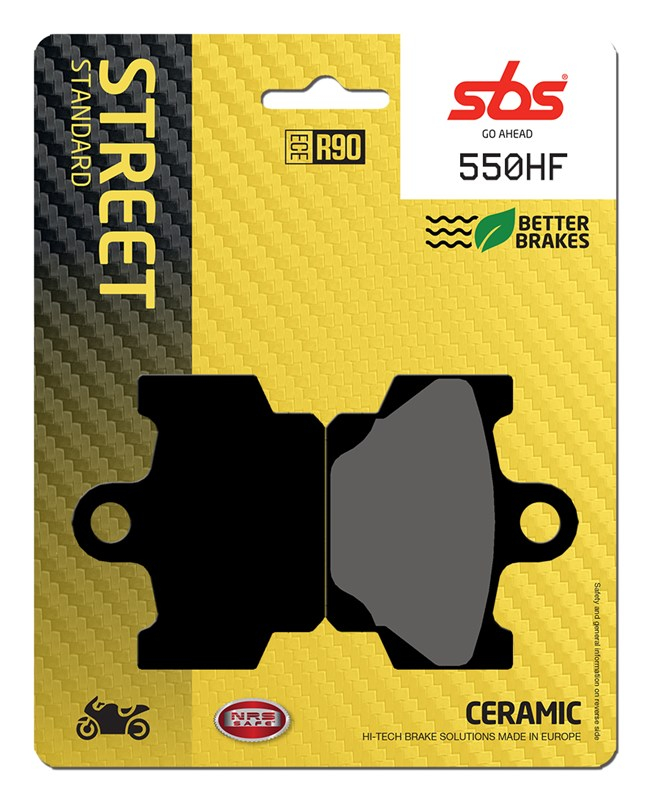 SBS Plăcuțe Frână Ceramică 550HF - Performanță Stradă