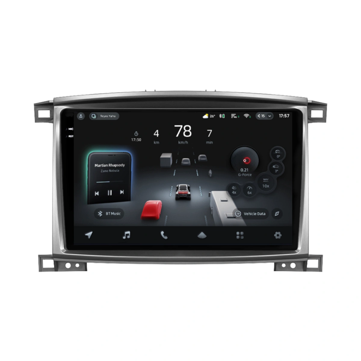 Teyes CC4 PRO Navigatie AI Toyota Land Cruiser