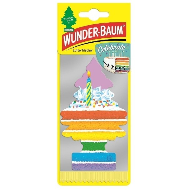 Odorizant auto Wunder-Baum CELEBRATE, aromă de sărbătoare