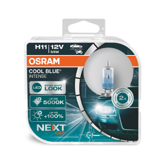Set Becuri Osram H11 Cool Blue Intense Nextgen