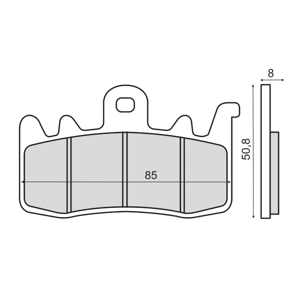 Rms Placute Frana Sinter BMW R 1200 GS