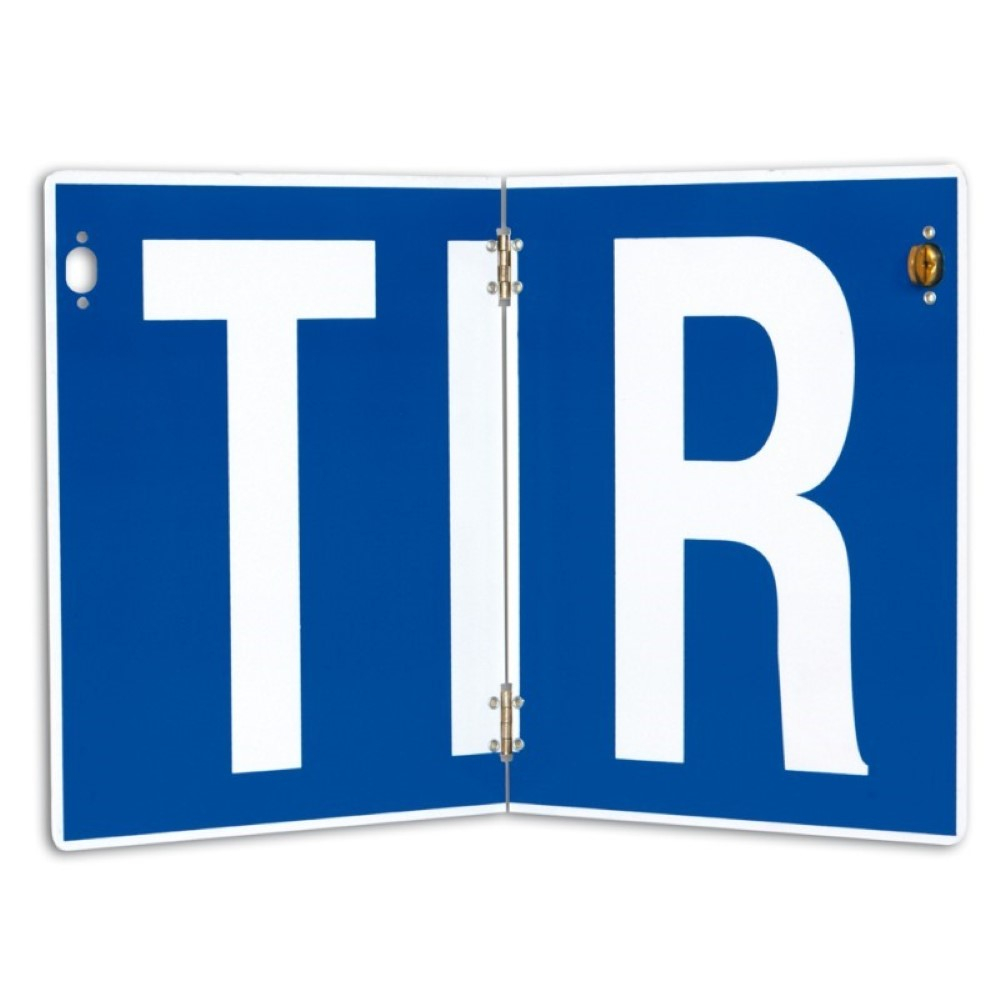 Placa TIR pliabila verticala 400x250 mm HICO