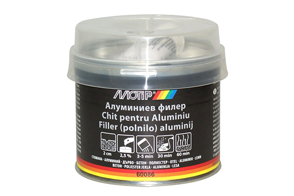 Chit Filler Aluminiu Motip 250g pentru Reparații Auto