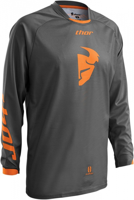 Tricou Thor Phase Off Road Gri/Portocaliu L