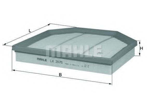 Filtru aer MAHLE LX 2075 Original BMW