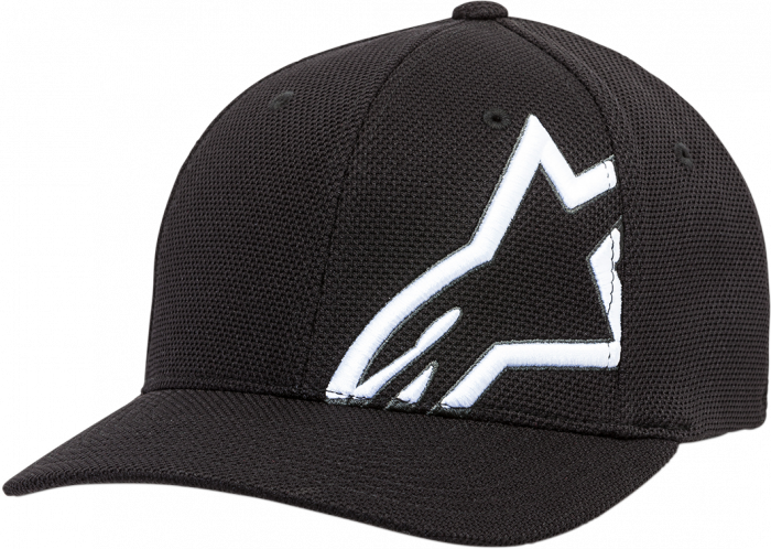 Sapca Alpinestars Shift 2 Curved Brim Black/White