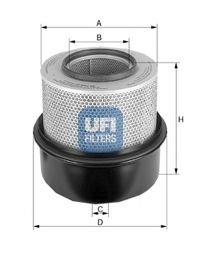 Filtru Aer UFI 27.383.00 - Protecție Premium Mercedes