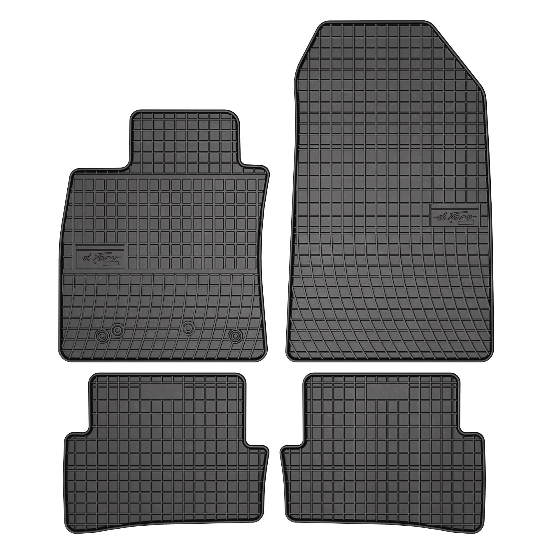 Covorase auto cauciuc Renault Clio 4 2012-2019 Frogum, 4 buc